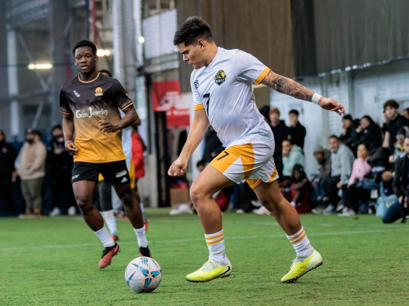 Mens $100k golden goal tournament group stage game for BSB FC at The Hangar in Toronto, Canada shot by Sophia Gutierrez (sophiagfilms)